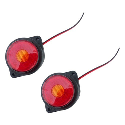 Luces LED Laterales, Para Camión, Bi-Color, 24 Volt. En Blister. Set X 4. por mayor - Electrónica por mayor