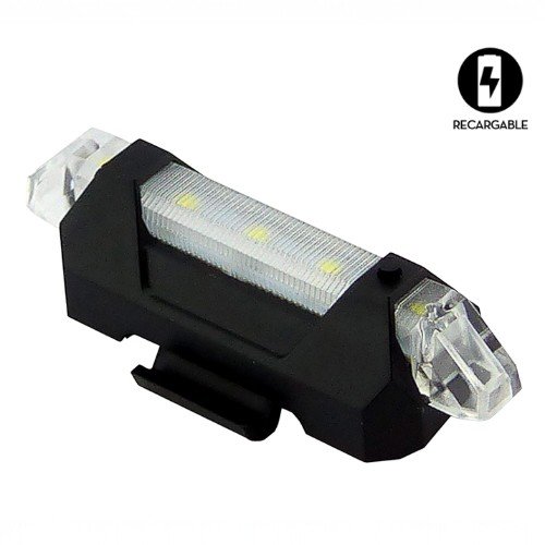 Luz Blanca 5 LED Recargable USB, Delantera Para Bicicleta. En Blister. por mayor - Electrónica por mayor