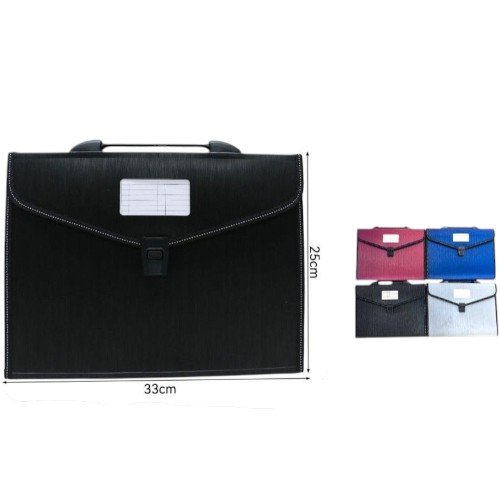 Maletín Archivador A4 con Asa y Cierre de Seguridad por mayor Útiles Escolares por mayor