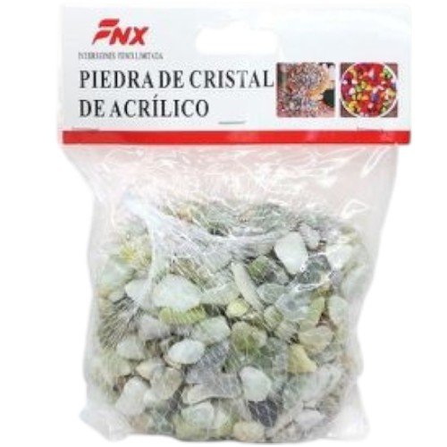 Malla de Piedras Naturales Decorativas Verdes 400g por mayor Jardinería por mayor