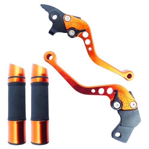 Manillar y manillas en kit para moto. marca xundon para moto duke 200, 250 y 390cc, en variedad de colores. 17 cm x 7.3 cm x 2.2 cm por mayor en Chile