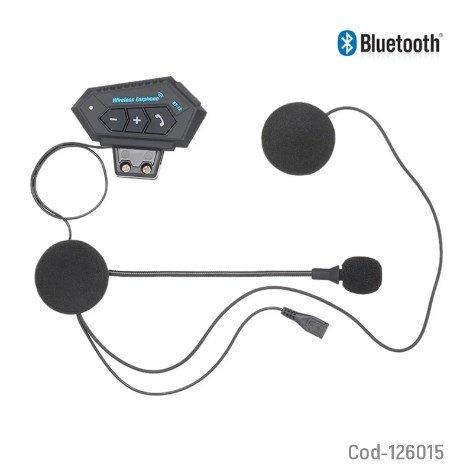 Manos Libres Bluetooth Para Casco De Moto Estereo, Modelo B-12. por mayor - Electronica por mayor