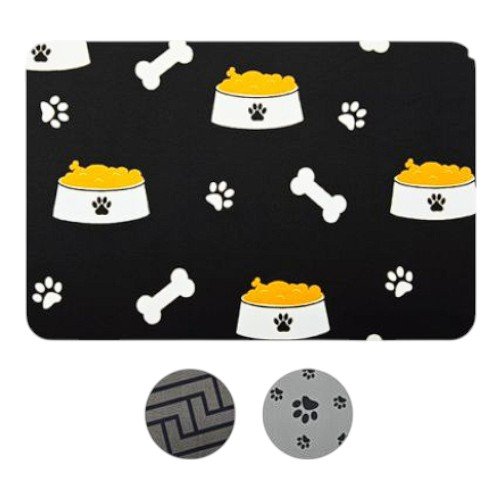 Alfombra para comida de mascota - 48 X 30 CM - Compras Aqui