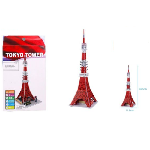 MAQUETA  DE LA TORRE DE TOKIO 3D por mayor - Jugueteria por mayor
