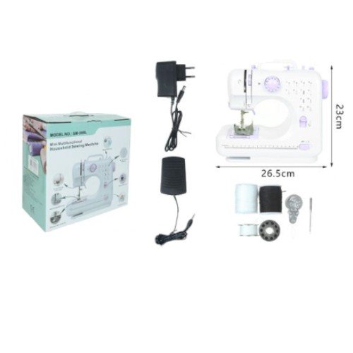 Máquina de Coser Multifuncional Doméstica de 26.5cm con Accesorios y Pedal por mayor - Electrónica por mayor