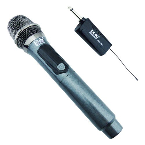 Microfono Inalambrico Marca DUXJ Modelo U-801 Bidireccional Con Regulador De Volumen, Pantalla Recargable por mayor - Electrónica por mayor