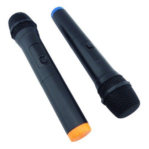 Microfono Inalambrico Profesional Doble Con Pantalla LED Y Receptor Recargable. por mayor - Electrónica por mayor