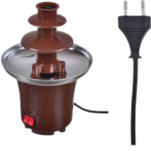 Mini Fuente de Chocolate Eléctrica de 3 Niveles para Fondue (22cm x 15cm) por mayor - Electrónica por mayor