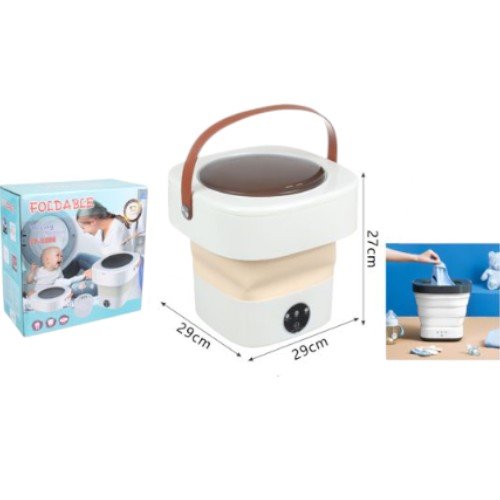 Mini Lavadora Plegable Portátil para Ropa Delicada y de Bebé (29cm x 27cm) por mayor - Electrónica por mayor