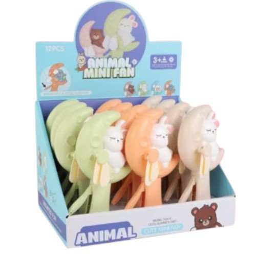 Mini Ventilador de Mano Manual con Gatillo Diseño Dinosaurio 1PZA por mayor en Chile
