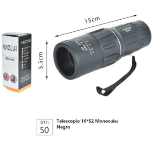 Monocular Telescopio 16x52 de Alta Definición con Estuche Portátil por mayor - Jugueteria por mayor