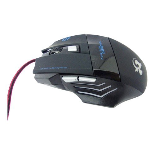 Mouse Gamer T-6 Con Luz, 6 Botones, Cable USB Tipo Soga, Con Filtro. por mayor - Electrónica por mayor