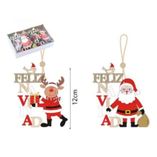 MUÑECO NAVIDEÑO DE MADERA por mayor - Navidad por mayor