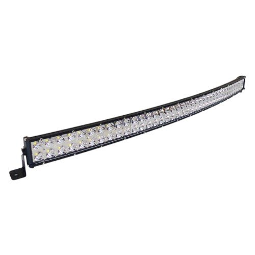 Neblinero LED Barra Curva De 100 Luces LED, Luz Blanca De 1,30 Mts Para 12 Y 24 Volt por mayor Electrónica por mayor