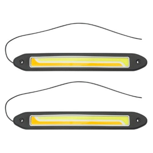 Neblineros led cob flexibles, luz blanca/amarilla, waterproof. set x 2. - 25,6cm x 3,4cm x 0,5cm - Compras Aqui