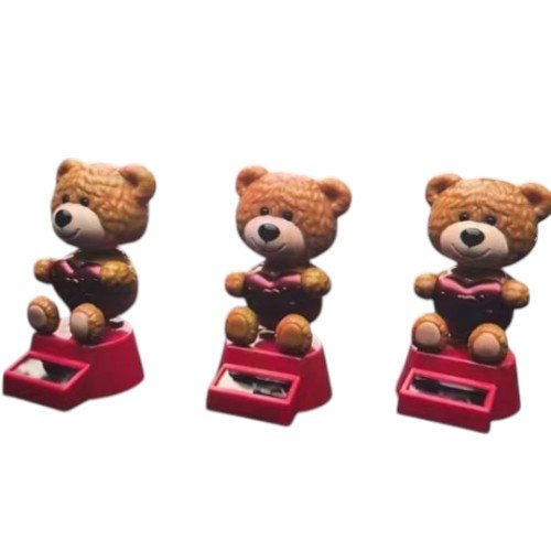 Oso Decorativo con Corazón y Movimiento Solar para Tablero y Estantería por mayor - Hogar por mayor
