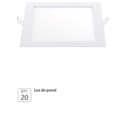  Panel cuadrado LED de 18W  por mayor Electrónica por mayor