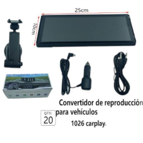 Pantalla Inteligente 1026 - Convertidor de Reproducción para Vehículos con Soporte CarPlay por mayor Electrónica por mayor
