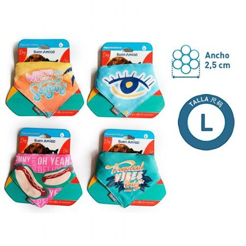 PAÑUELO+COLLAR  por mayor - Mascotas por mayor