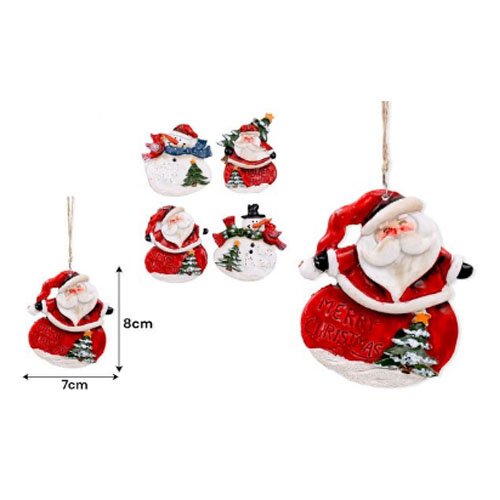 PAPA NOEL DE RESINA por mayor - Navidad por mayor