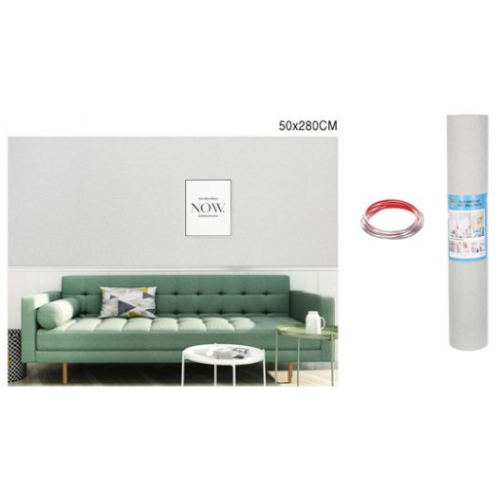 PAPEL ADHESIVO PARA PAREDES DE COLOR GRIS CLARO por mayor Hogar por mayor