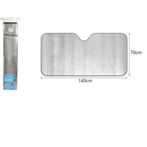 Parasol Automotriz Reflejante de 140x70 cm - Protección Térmica Plegable para Parabrisas por mayor Electrónica por mayor