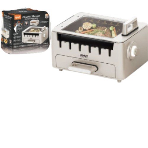 Parrilla de brochetas eléctrica 2 en 1 por mayor Electrónica por mayor