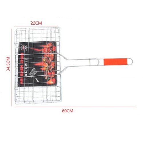 Parrilla Rectangular para Barbacoa con Mango de Madera por mayor Hogar por mayor