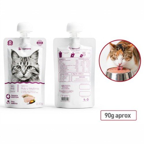 PASTA LIQ. GATO SABOR POLLO Y MEJILLONES por mayor - Mascotas por mayor