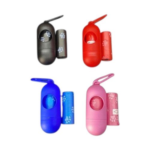 Pildora + 2 rollos de bolsas de basura impresas por mayor - Mascotas por mayor