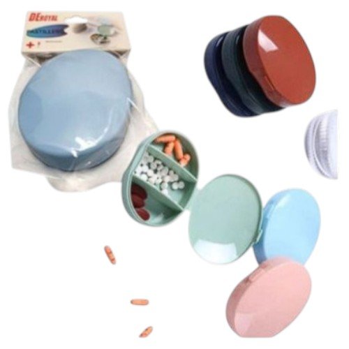 PASTILLERO DE 3 COMPARTIMIENTOS por mayor - Hogar por mayor