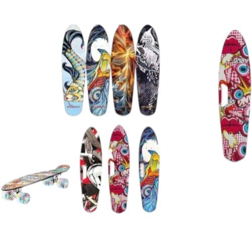 Patineta Estampada con Soporte de Aluminio, Ruedas Flash y Agarre Ergonómico por mayor - Hogar por mayor