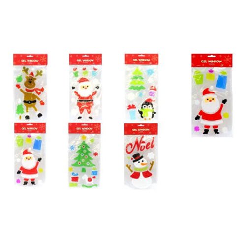 PEGATINAS NAVIDEÑAS DE GEL por mayor - Navidad por mayor