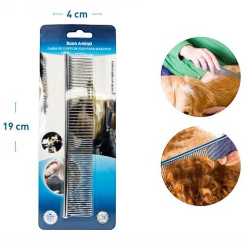 PEINE DE ACERO INOXIDABLE por mayor - Mascotas por mayor