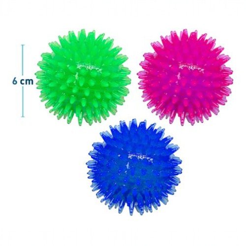PELOTA CON ESPINAS CON LUZ por mayor Mascotas por mayor