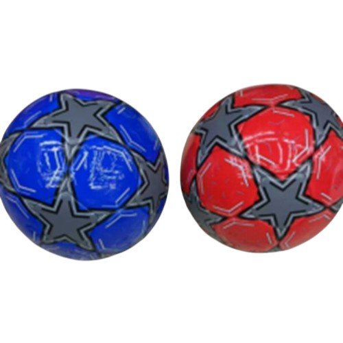 Pelota de Fútbol N° 5 de PVC con Diseño de Estrellas por mayor Jugueteria por mayor