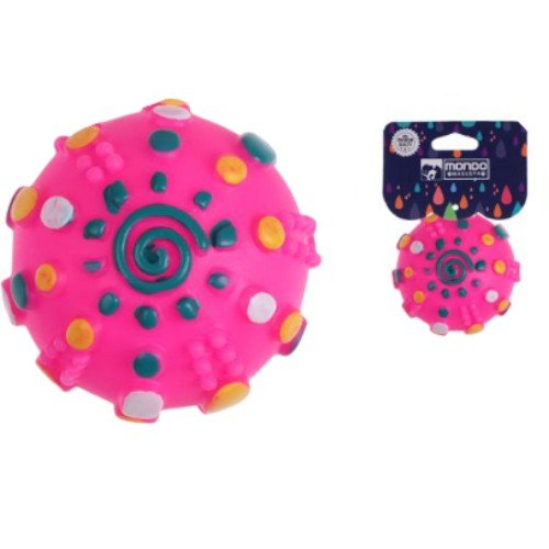 Pelota de Goma Resistente con Diseño de Espiral y Puntos de Relieve para Mascotas por mayor Mascotas por mayor