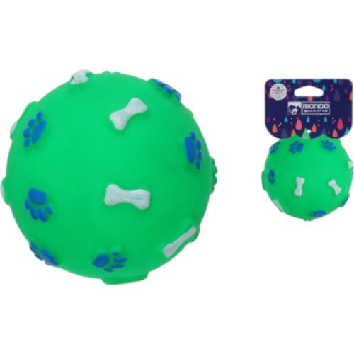 Pelota de Goma Resistente con Relieve de Huesos y Huellas para Entrenamiento de Mascotas por mayor Mascotas por mayor