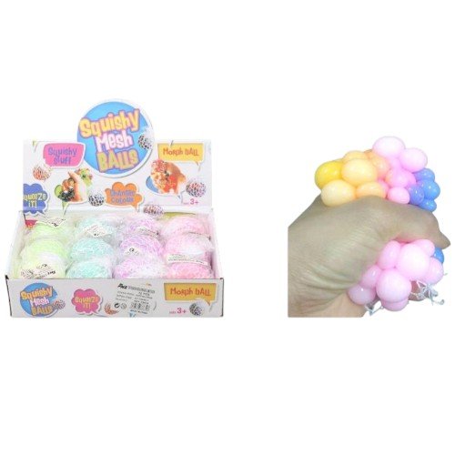 Pelota de Uva Tricolor Anti-estrés para Distribución Mayorista por mayor - Jugueteria por mayor