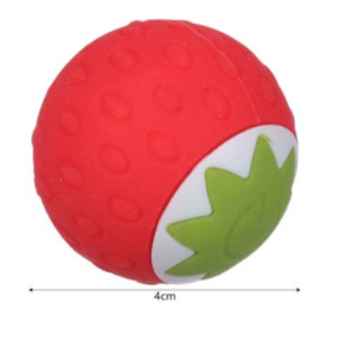 Pelota Inteligente Interactiva con Diseño de Fresa y Movimiento Automático para Gatos por mayor Mascotas por mayor