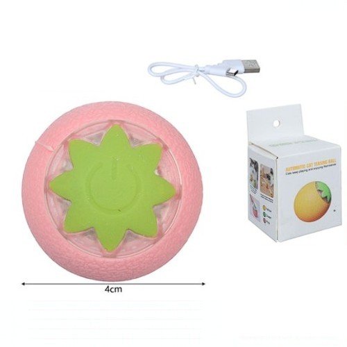 Pelota Interactiva Inteligente con Movimiento Automático y Textura Rugosa para Gatos por mayor - Mascotas por mayor