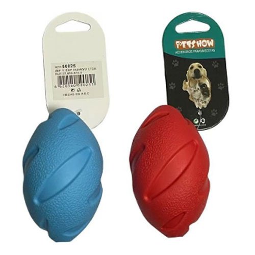 PELOTA OVALADA TEXTURIZADA por mayor Mascotas por mayor
