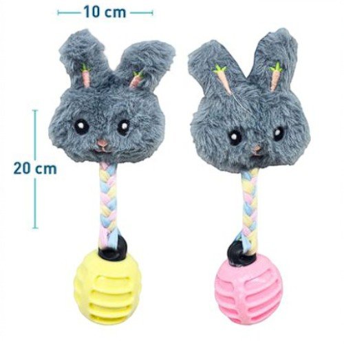 PELUCHE CABEZA DE CONEJO  por mayor - Mascotas por mayor