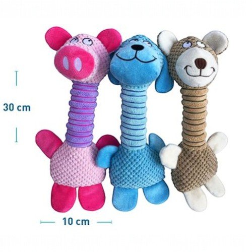 Peluche cerdos, perros y osos de cuello largo por mayor - Mascotas por mayor