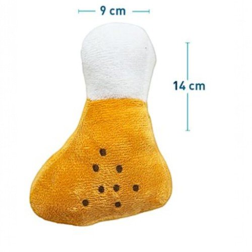 PELUCHE PIERNA DE POLLO SIMPLE por mayor - Mascotas por mayor