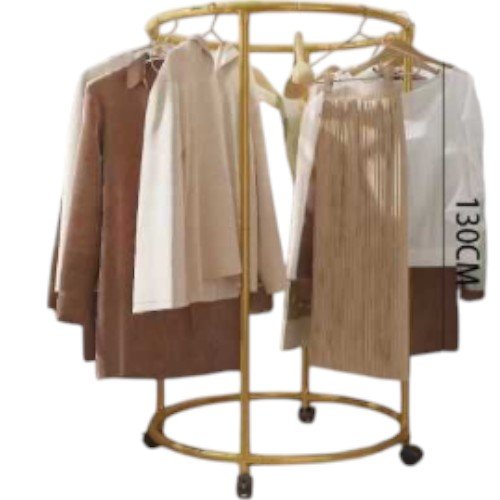 Perchero Circular de Exhibición con Ruedas y Estructura Metálica de Alta Resistencia por mayor - Hogar por mayor