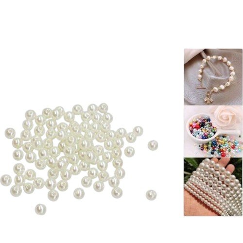 Perlas Plásticas Redondas de 12mm por mayor Belleza por mayor