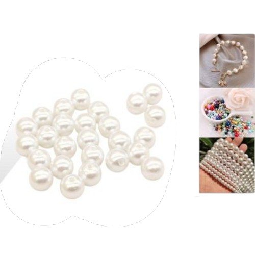 Perlas Plásticas Redondas de 14mm por mayor Belleza por mayor
