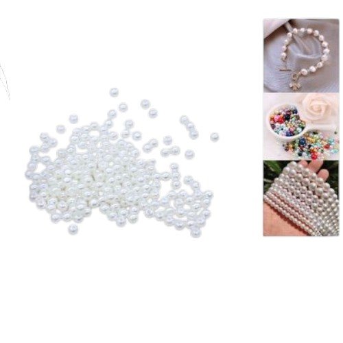 Perlas Plásticas Redondas de 5mm por mayor - Belleza por mayor