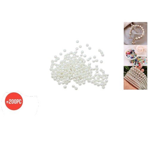 Perlas Plásticas Redondas de 6mm por mayor Belleza por mayor